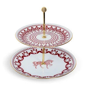 Horse Luck Collection Red 2 Katlı Kurabiyelik