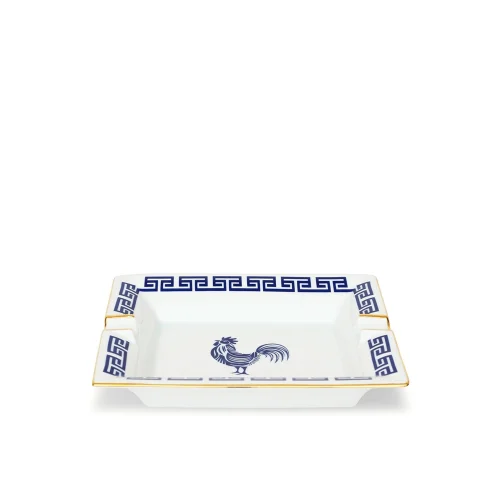 Some Home İstanbul - Lucky Rooster Collection Blue Kül Tablası