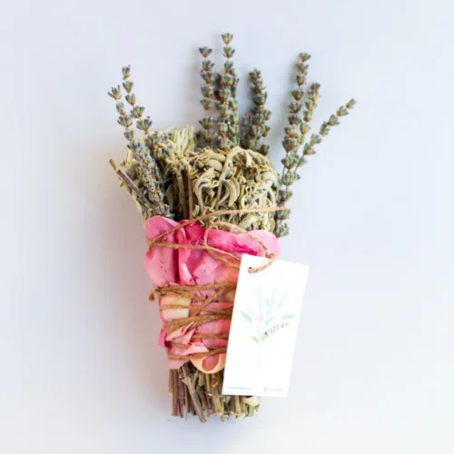 Root Aromaterapi - Relaxing & Calming Rose-lavender & White Sage Incense