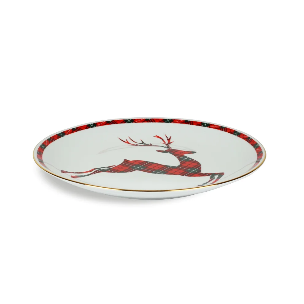 Some Home İstanbul - Dear Deer Collection - 28cm Servis Tabak