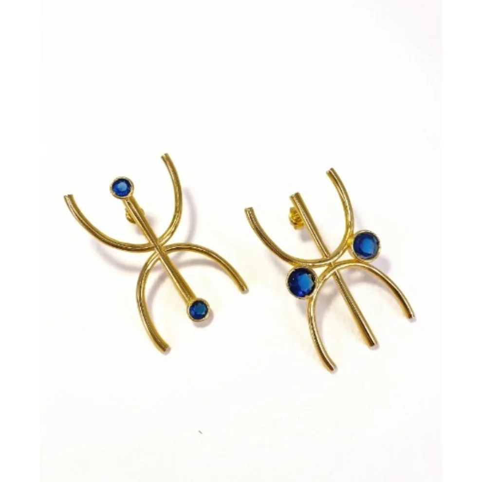 Yazgi Sungur Jewelry - Large Female Male Earring