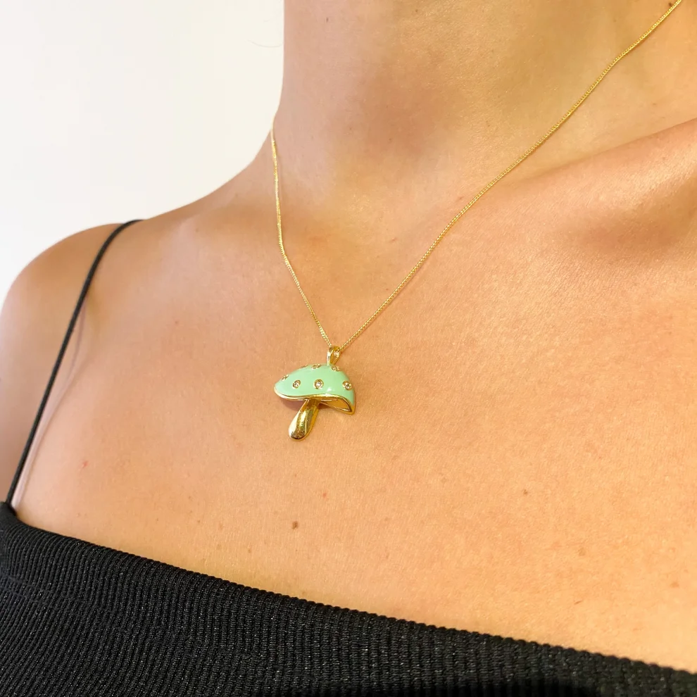 Yazgi Sungur Jewelry - Mushroom Necklace