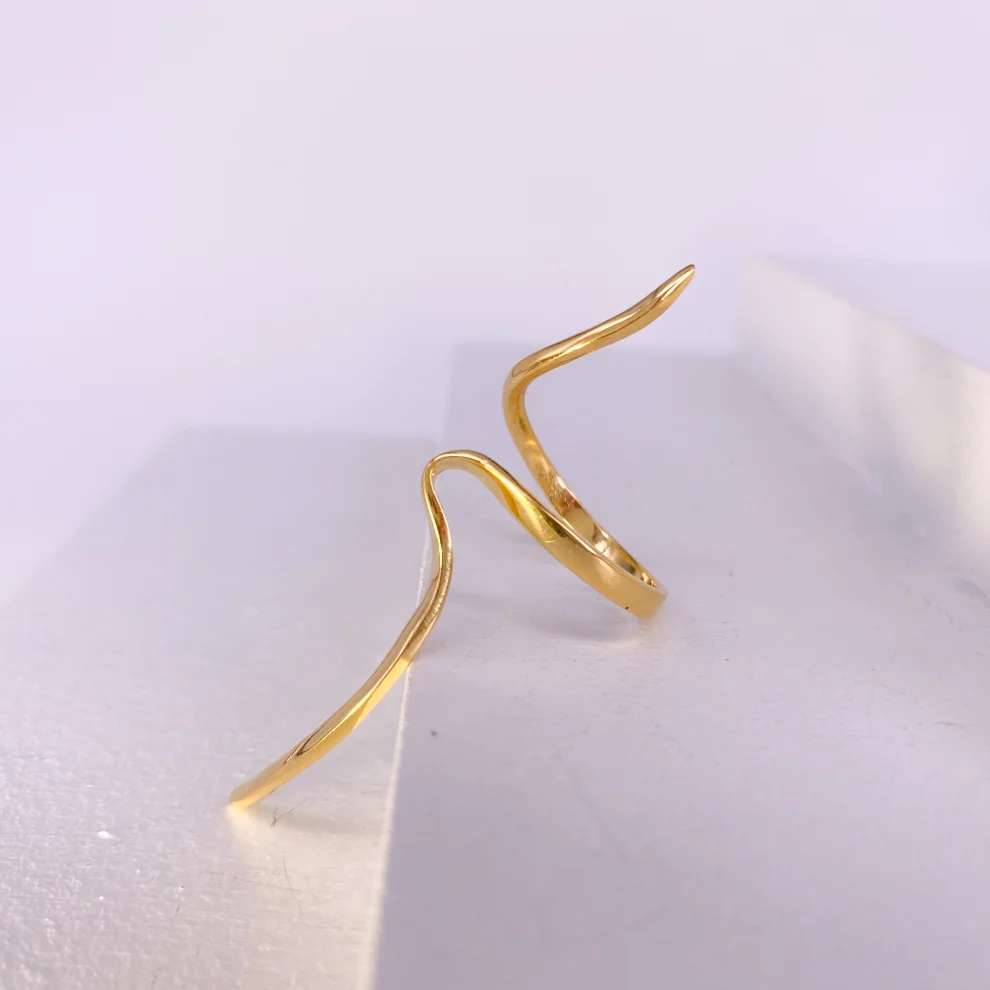 Yazgi Sungur Jewelry - Spiral Form Ring