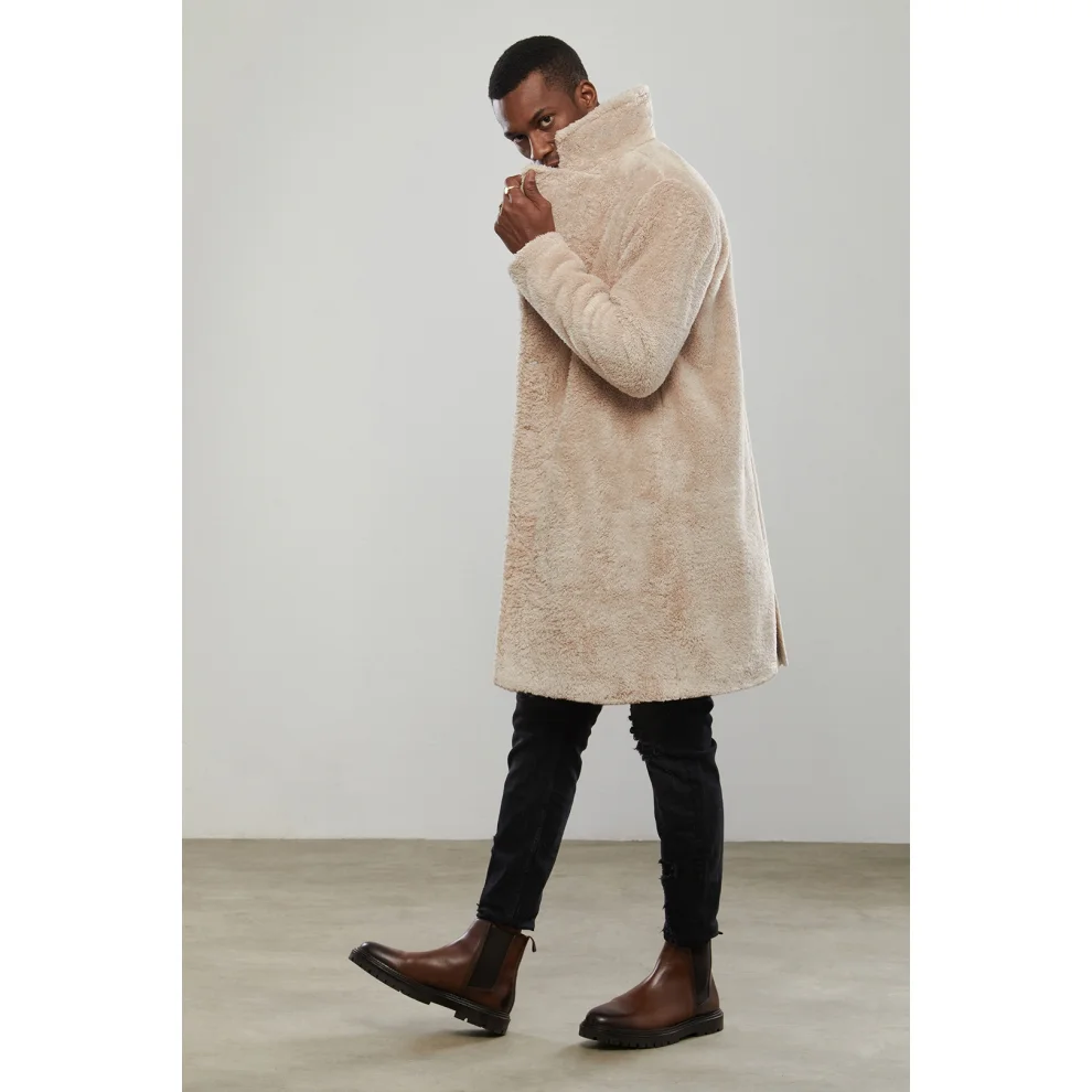 Camel Teddy Coat – The Clothing Lounge, 56% OFF