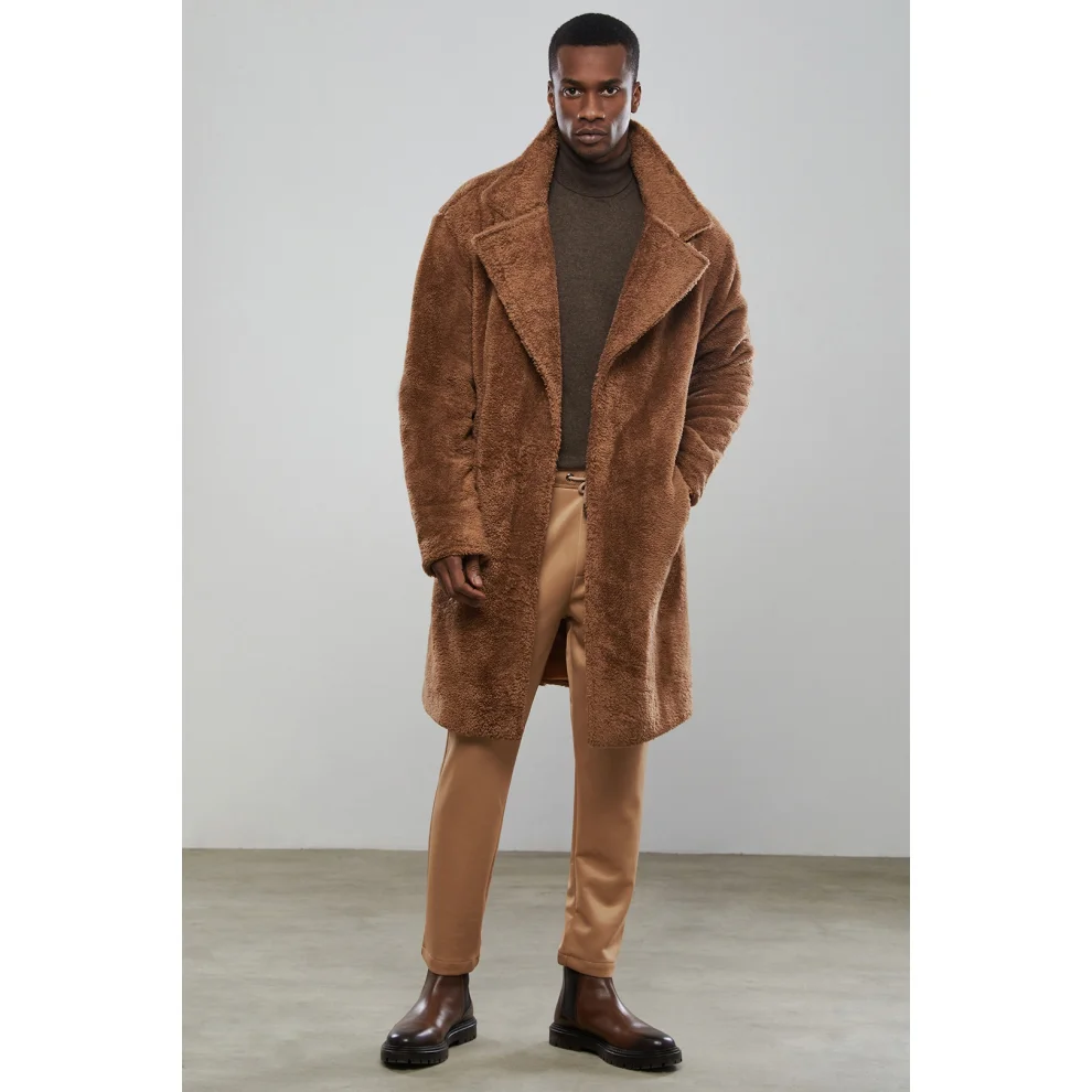 H and clearance m camel coat