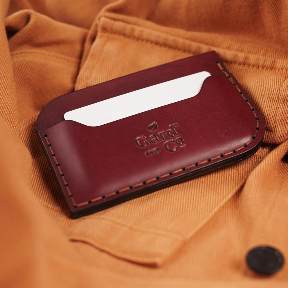 Gard and Co. - Lotus Slim Wallet - Leather Cardholder
