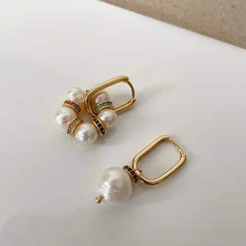 Pierre Violette - Alina Pearl Earring