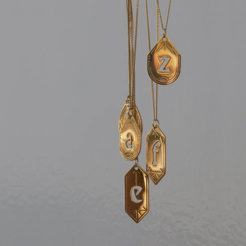 Gui - Initials Necklace E