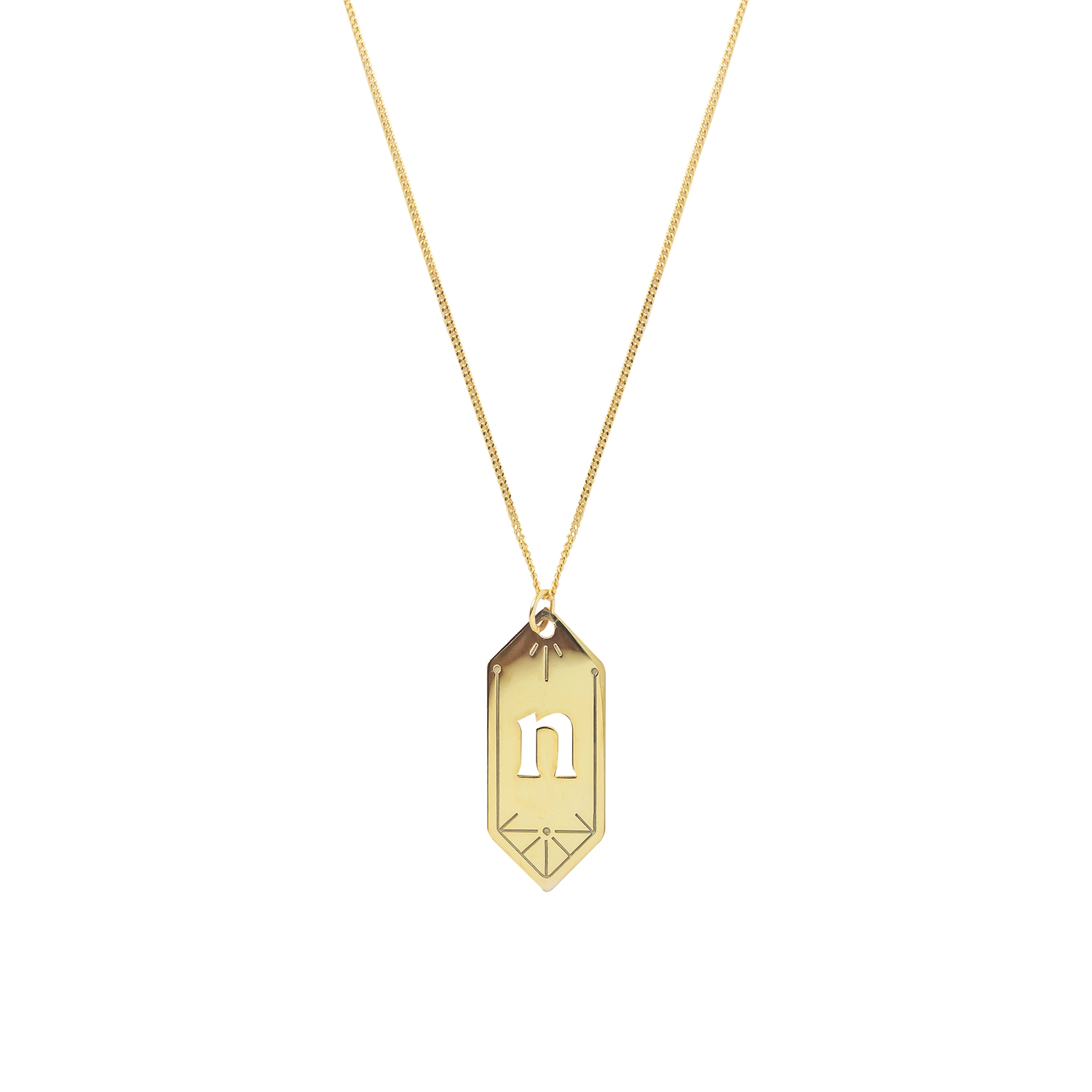 Monogram Ancient Pendant Necklace​ - Eco-friendly, Ethical Jewelry –  Aide-mémoire
