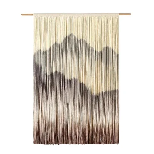 Ayışığı Art - Mountain Macrame Wall Hanging Colorful Woven Tapestry - Xl