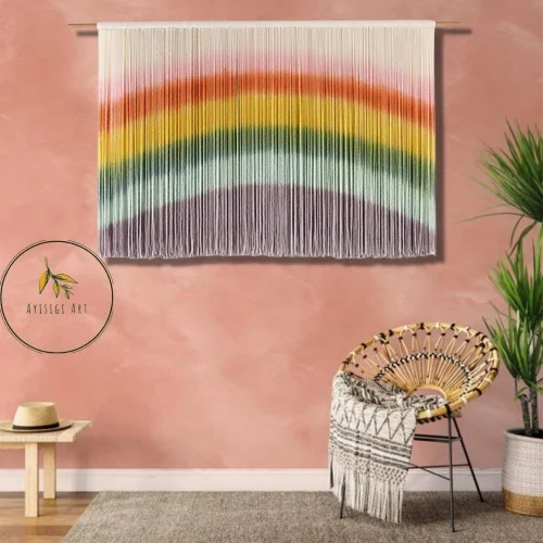 Ayışığı Art - Colorful Macrame Wall Hanging