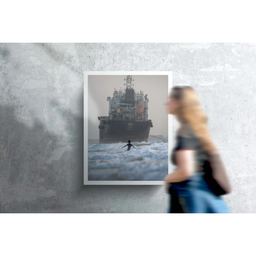 Onur Güney Photography - The Stranded Background Print