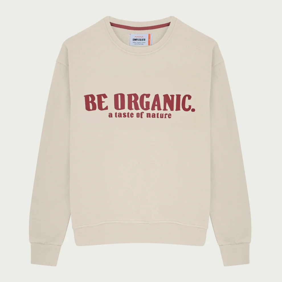 SimpleQloth - Be Organic Sweatshirt