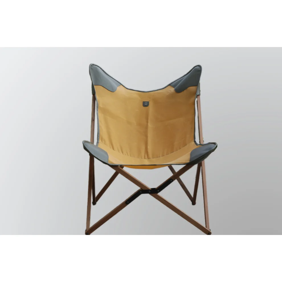 Marbre Home - Waxed Canvas Tripolina Folding Chair