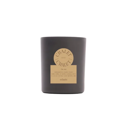 Echoes Lab - Chalet Scented Small Size Natural Candle 150 Gr