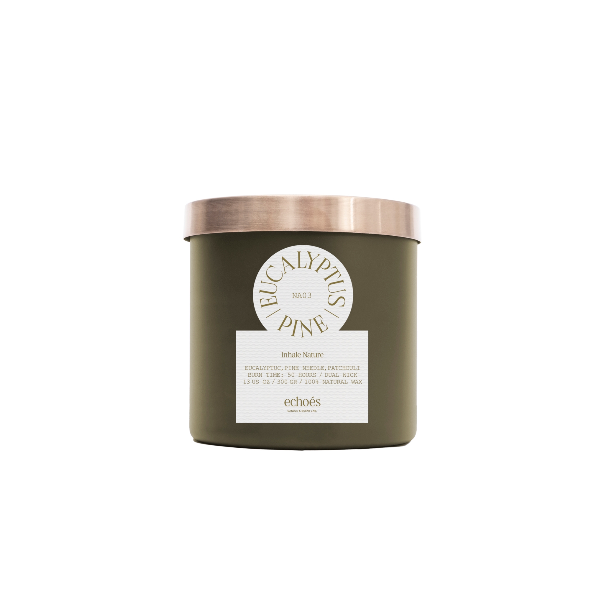 Eucalyptus & Pine Scented Medium Size Natural 300 Gr