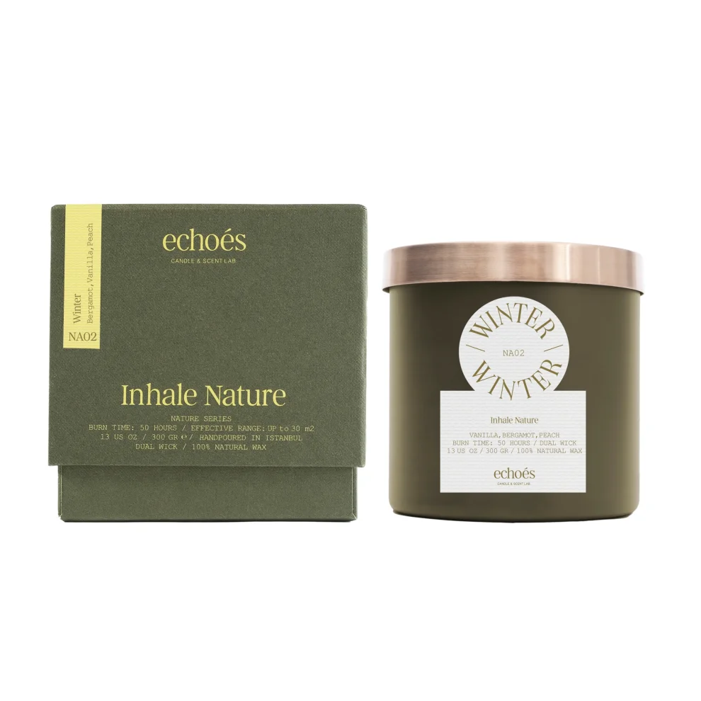 Echoes Lab - Winter Scented Medium Scented Candle 300 Gr