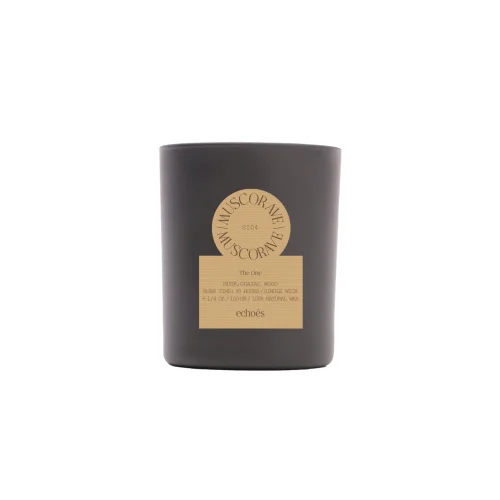 Echoes Lab - Muscorave Scented Small Size Natural Candle 150 Gr