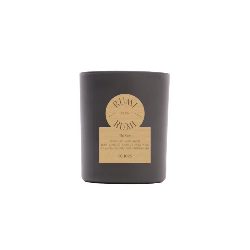 Echoes Lab - Rumi Scented Small Size Natural Candle 150 Gr
