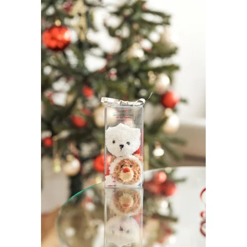 MELINO HOME - Christmas Tree Ornament Set Of 2 / Deer & Polar Bear