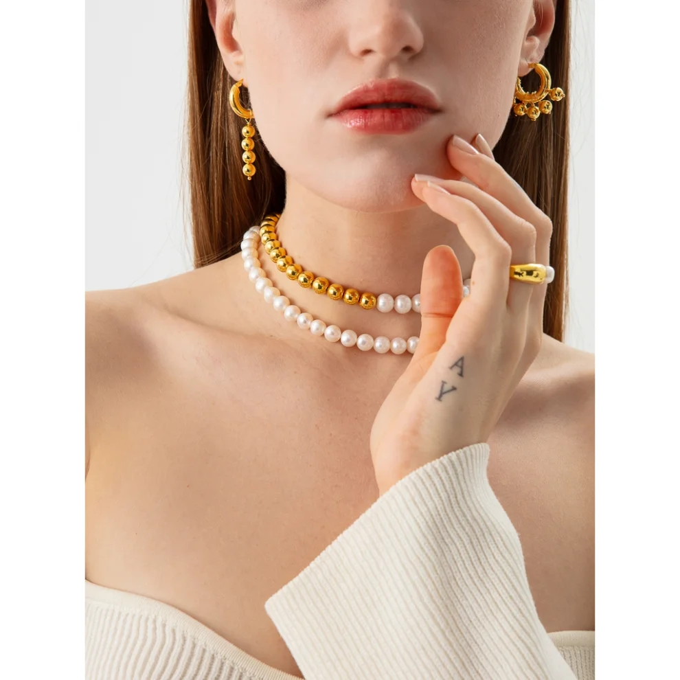 Felizist - Dilber Pearl Necklace