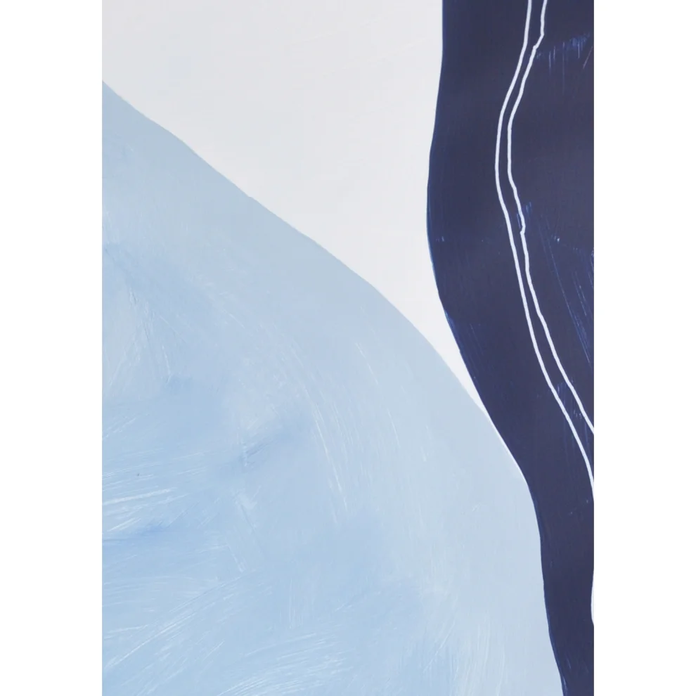 Kle Studio - Blue Waters No.1 Acrylic Painting On Paper