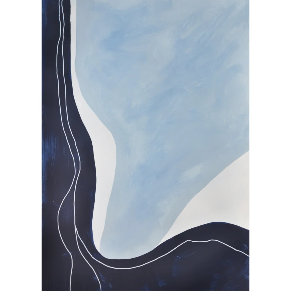 Kle Studio - Blue Waters No.3 Acrylic Painting On Paper