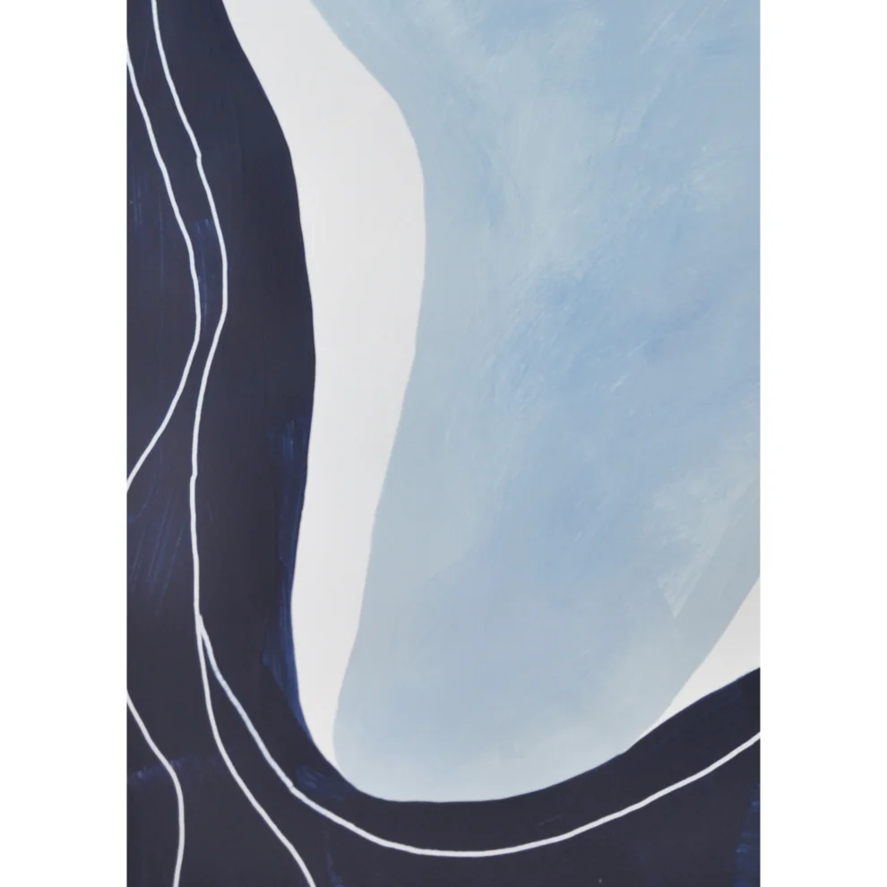 Kle Studio - Blue Waters No.3 Acrylic Painting On Paper