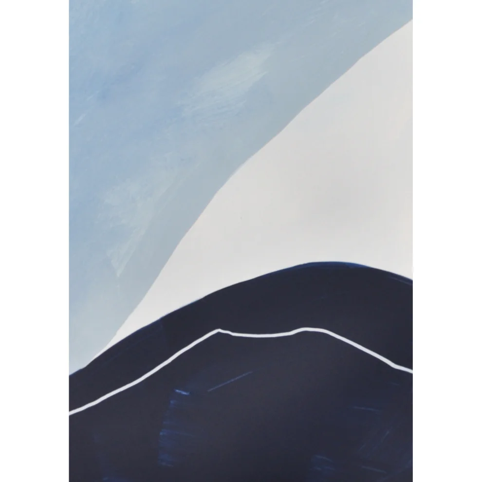 Kle Studio - Blue Waters No.3 Acrylic Painting On Paper