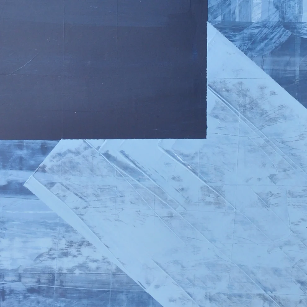 Kle Studio - Indigo No.1 Acrylic Painting On Paper