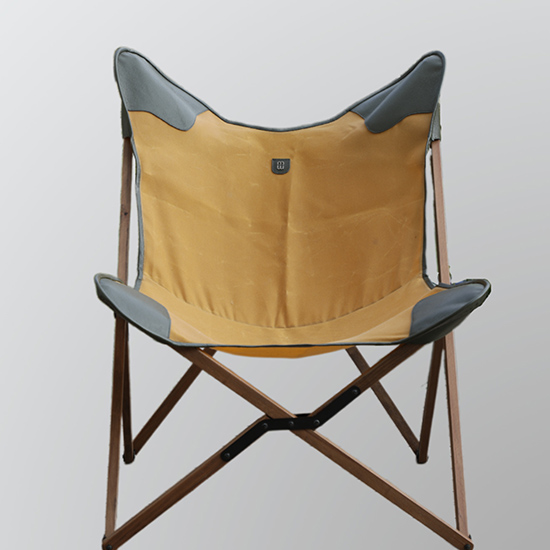 Waxed Canvas Tripolina Folding Chair