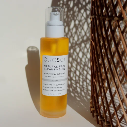 Oleobox - Natural Face Cleansing Oil With Rosehip, Calendula & Chamomile - 100 Ml, Paraben Free, Alcohol Free, Sulfate Free - Simple Vegan Cleanser For All Skin Types