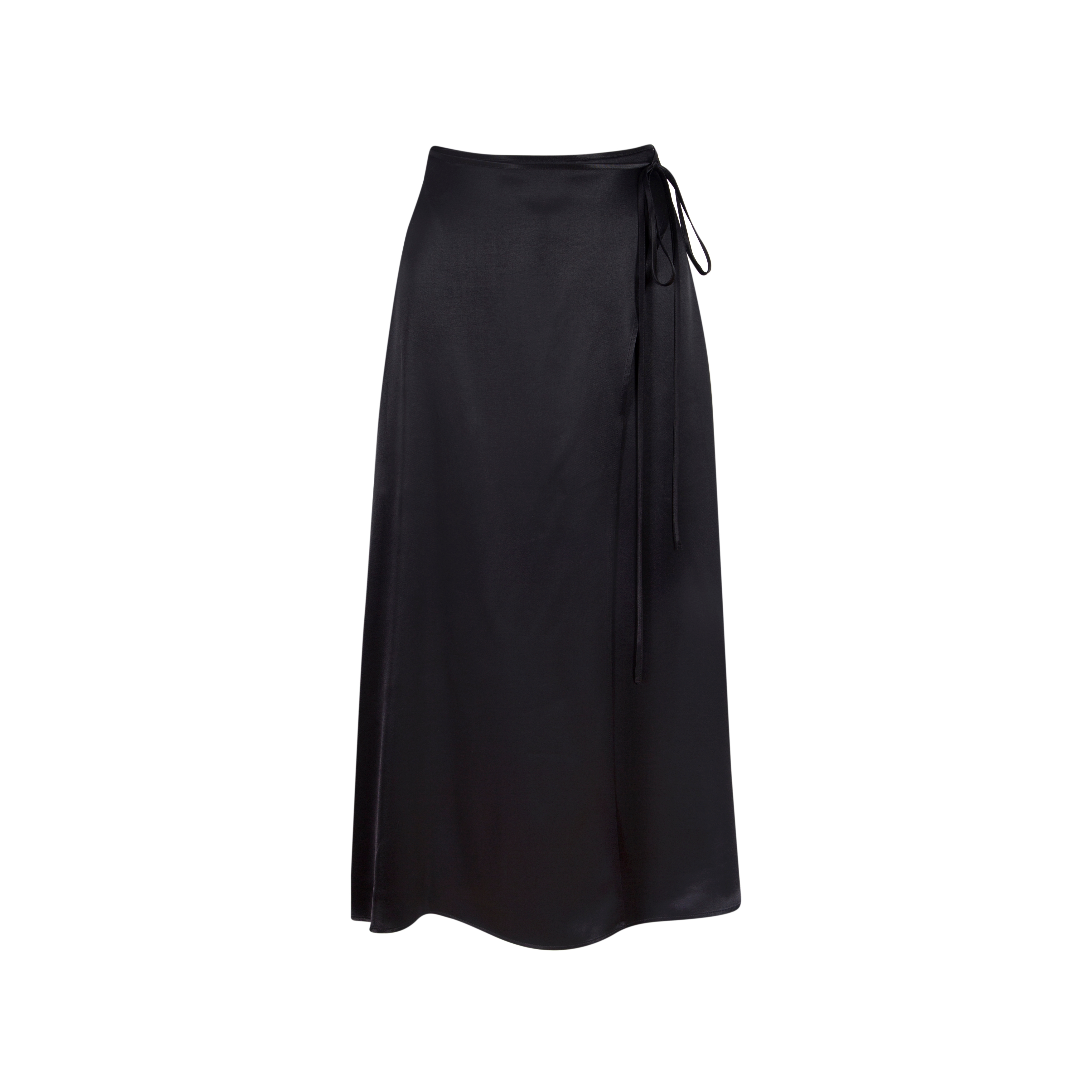 Melissa - Satin Midi Skirt