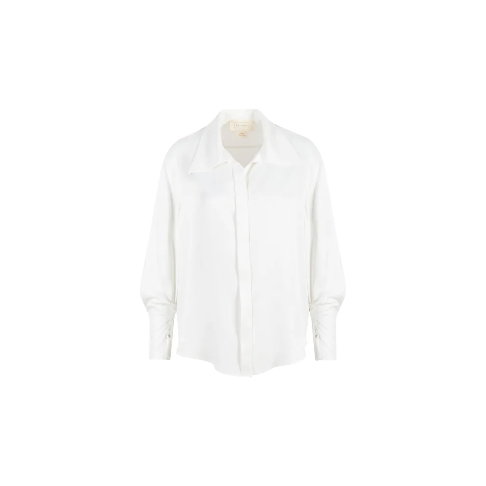 Hip + Happen - Suri - Satin Long Sleeve Shirt