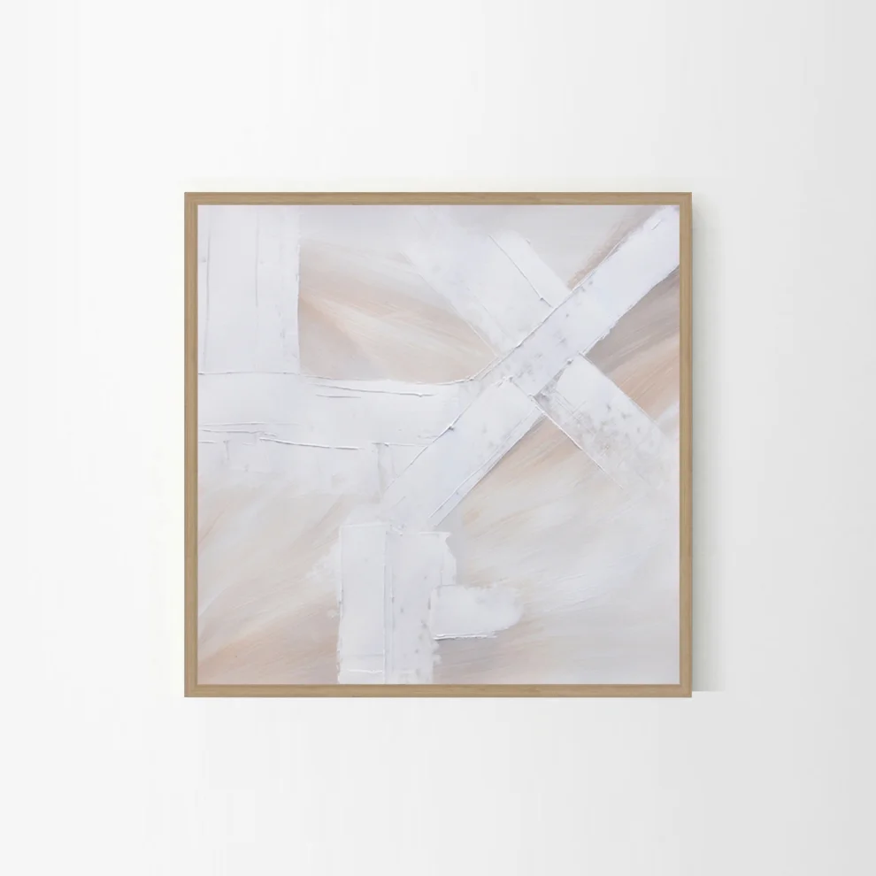 Kle Studio - Beige Tones No.3 Acrylic Painting