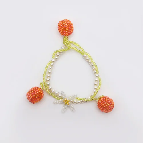 Ava Villain - Orange Bracelet