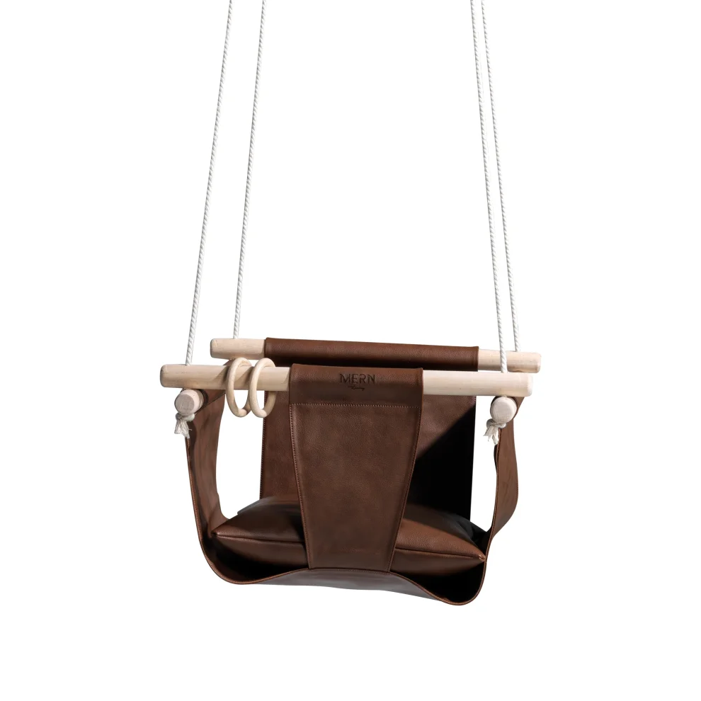 Mern Living - Leather Baby Swing