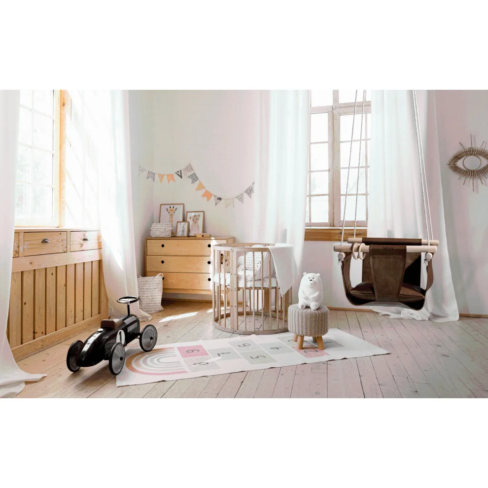 Mern Living - Leather Baby Swing