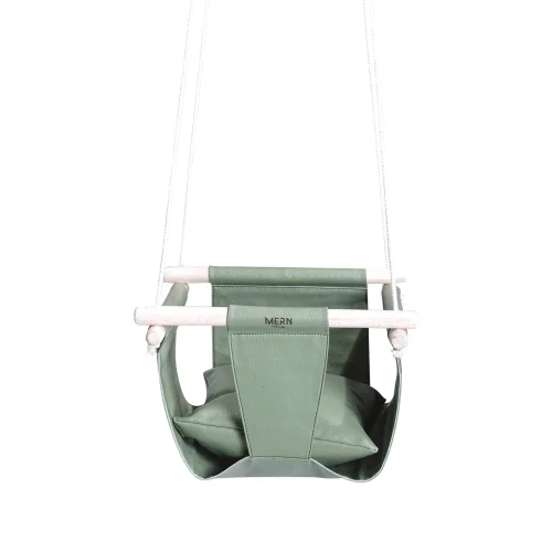 Mern Living - Leather Baby Swing