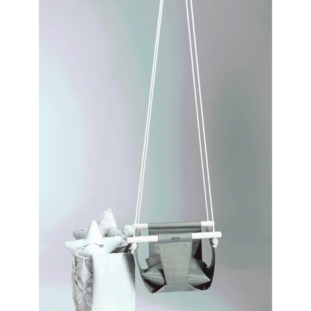 Mern Living - Leather Baby Swing