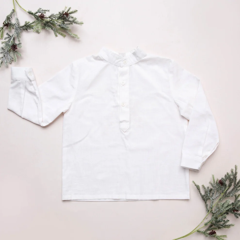 Krea The Label - Linen Judge Collar Shirt