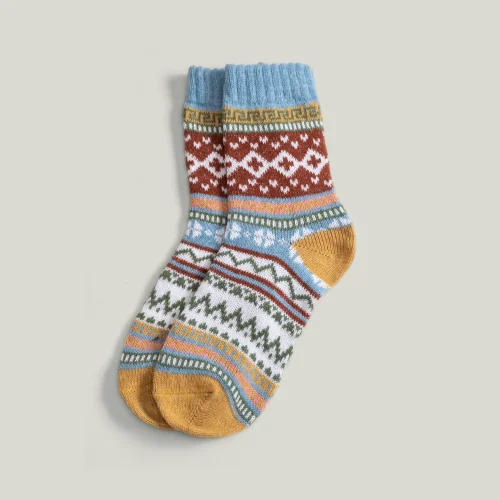 AnOther Goods - Another Winter Patterned Wool Socks - Il