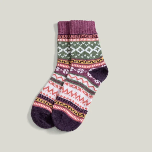 AnOther Goods - Another Winter Patterned Wool Socks - Il