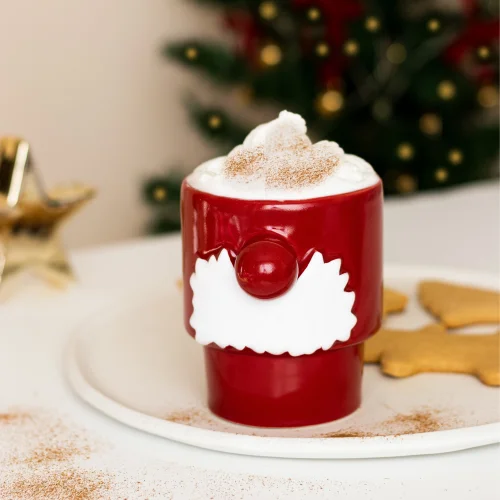 Beige & Stone - Christmas Santa Claus Thick Mustache Mug