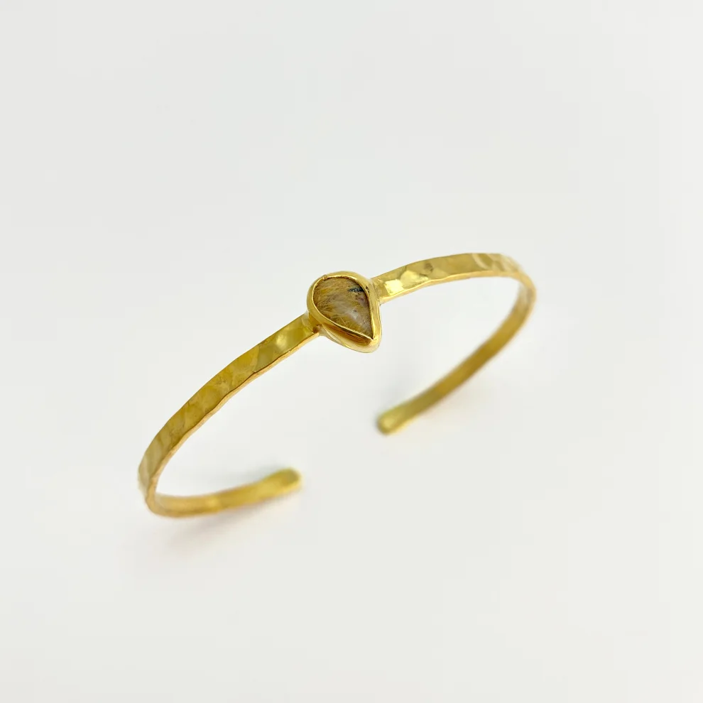 No 925 - Quartz Of Sun Cuff