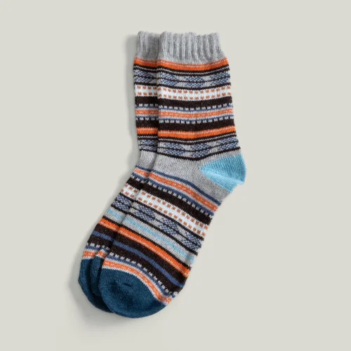 AnOther Goods - Another Winter Patterned Wool Socks -ıv