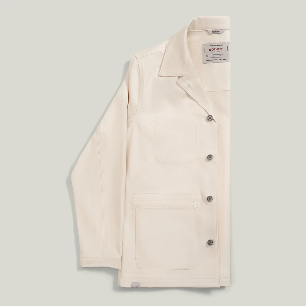 1930s FRENCH WHITE MOLESKIN JACKET - ジャケット・アウター