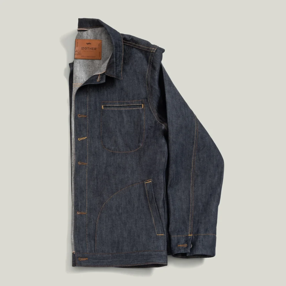 AnOther Goods - Craftsman's Selvedge Raw Denim Straight Jacket