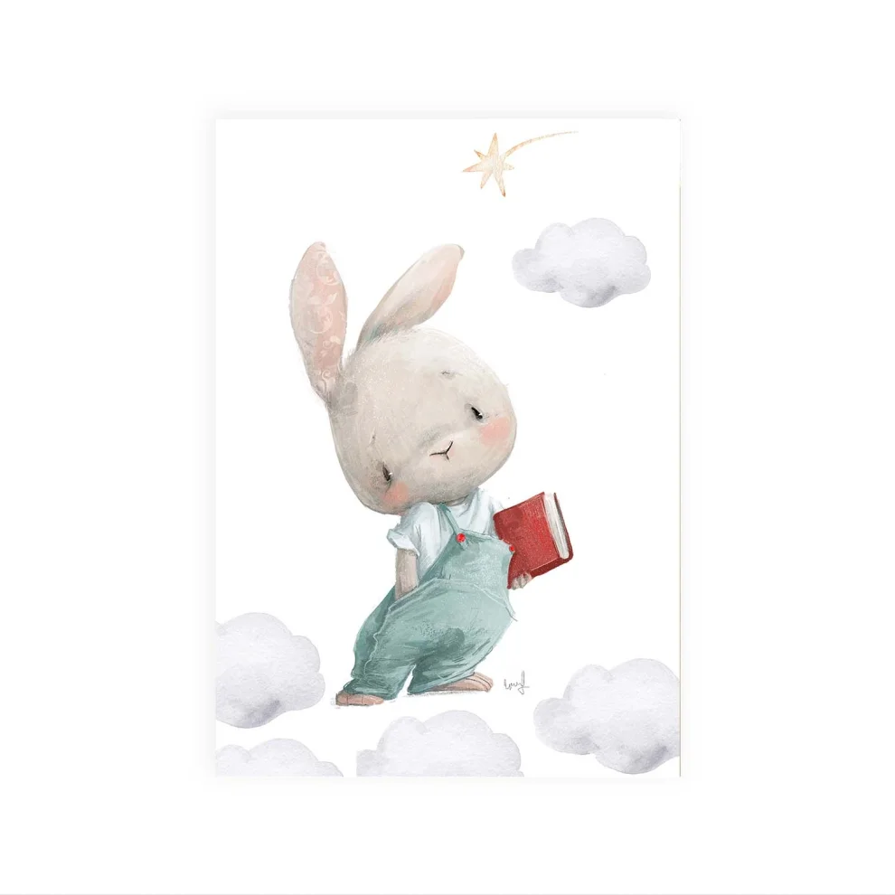 Nakalend - Hardworking Rabbit Poster