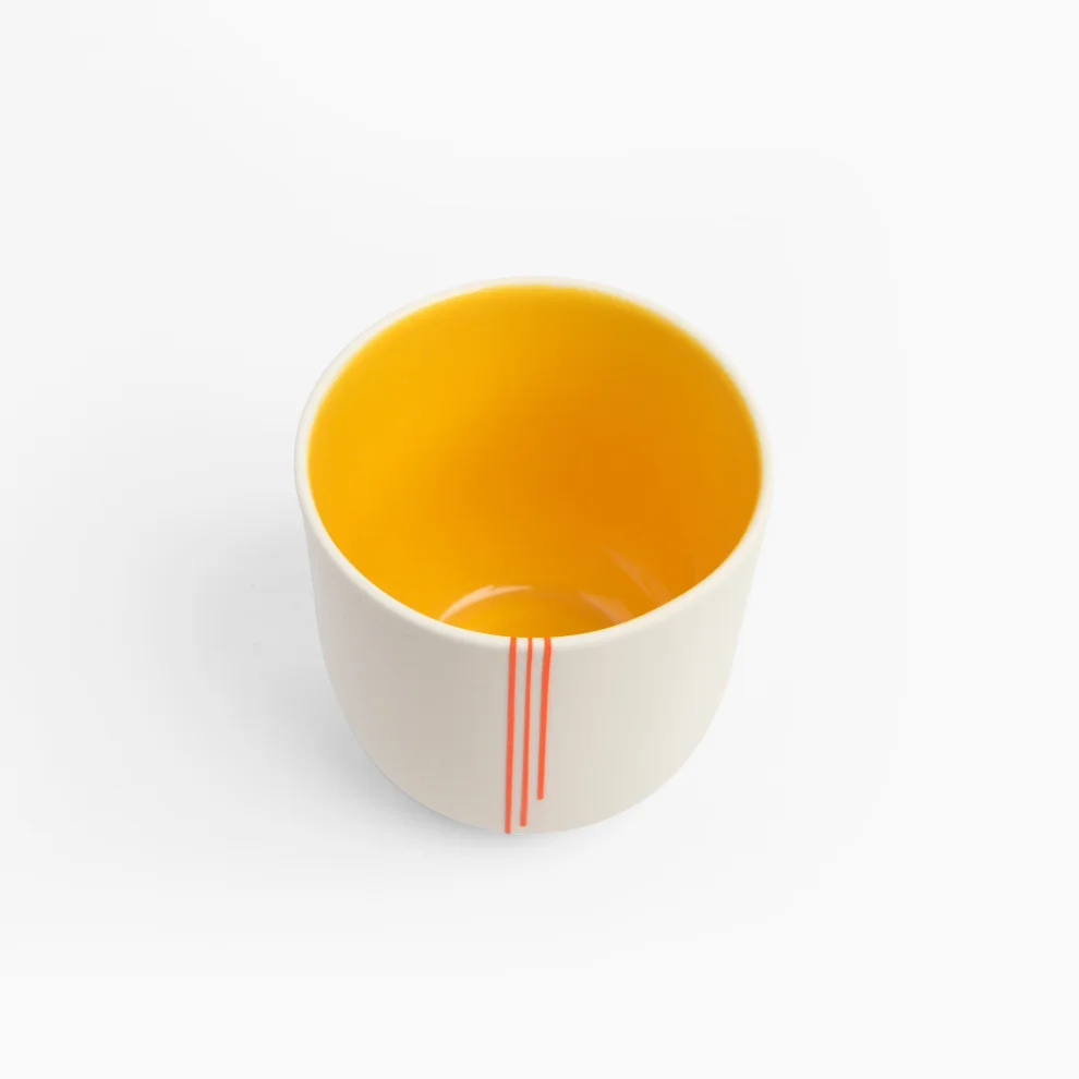 Yasemin Uğurlu Clay Works - Aria Trio Sunshine Porcelain Cup